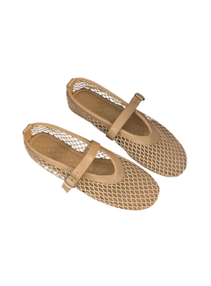 Mesh ballerinas