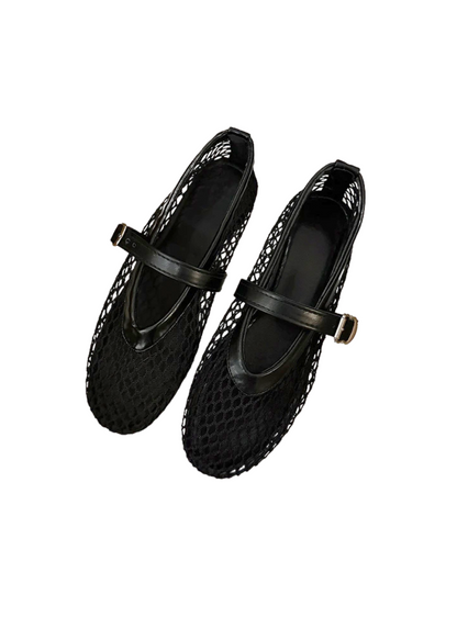 Mesh ballerinas
