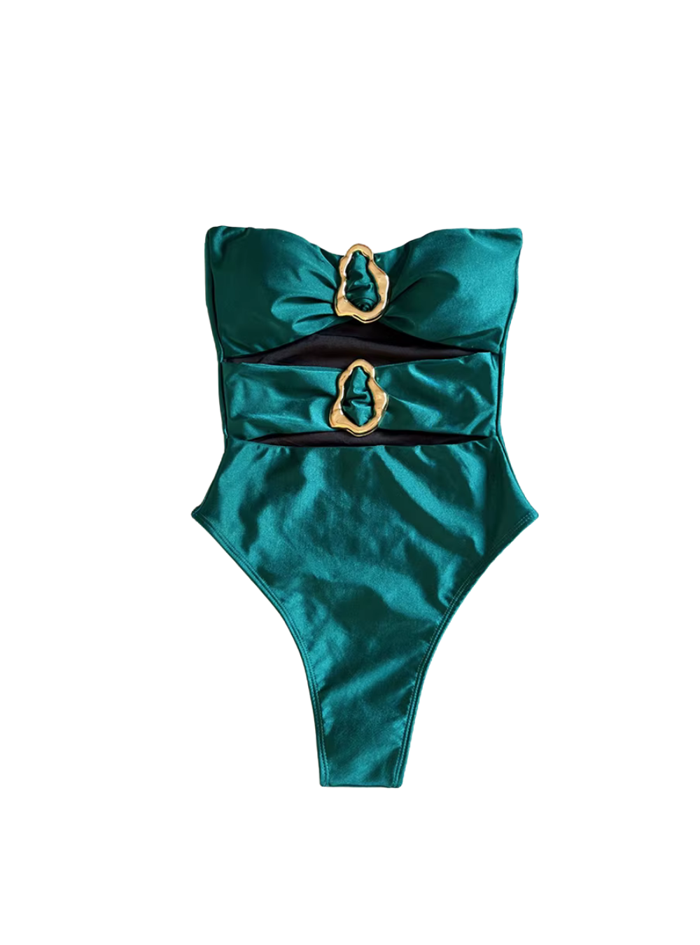 Oasis Cut – Monochrome One-Piece Swimsuit