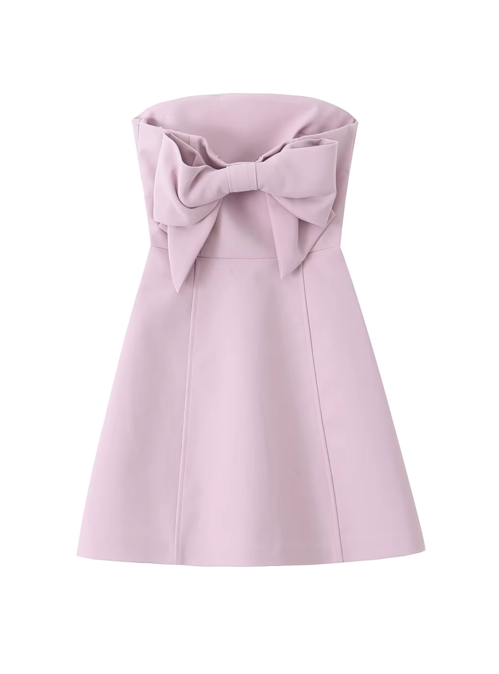 Blush Bow Mini Kleid