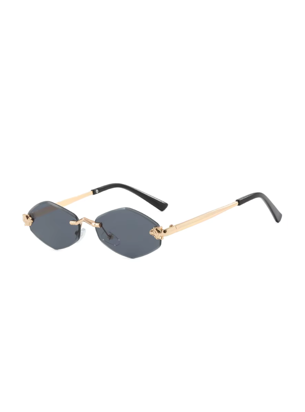 Polygonal Vintage Sonnenbrille