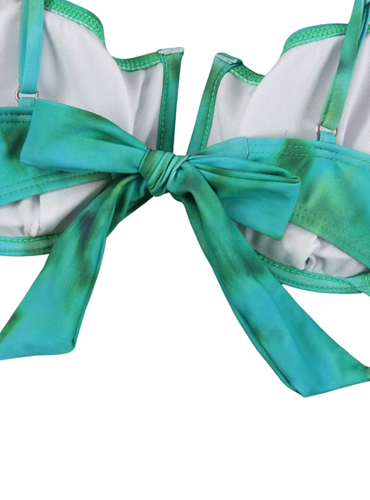 Tropic Heat – Tie-Dye Bikini Set (3-teilig)