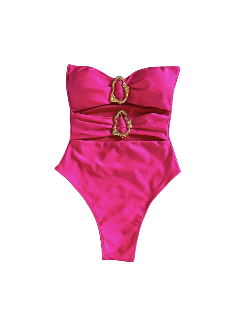 Oasis Cut – Monochrome One-Piece Swimsuit
