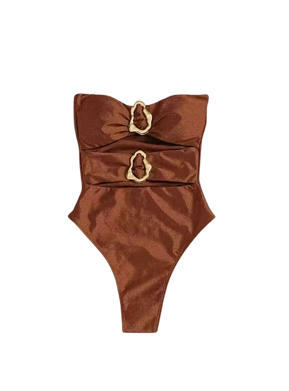 Oasis Cut – Monochrome One-Piece Swimsuit