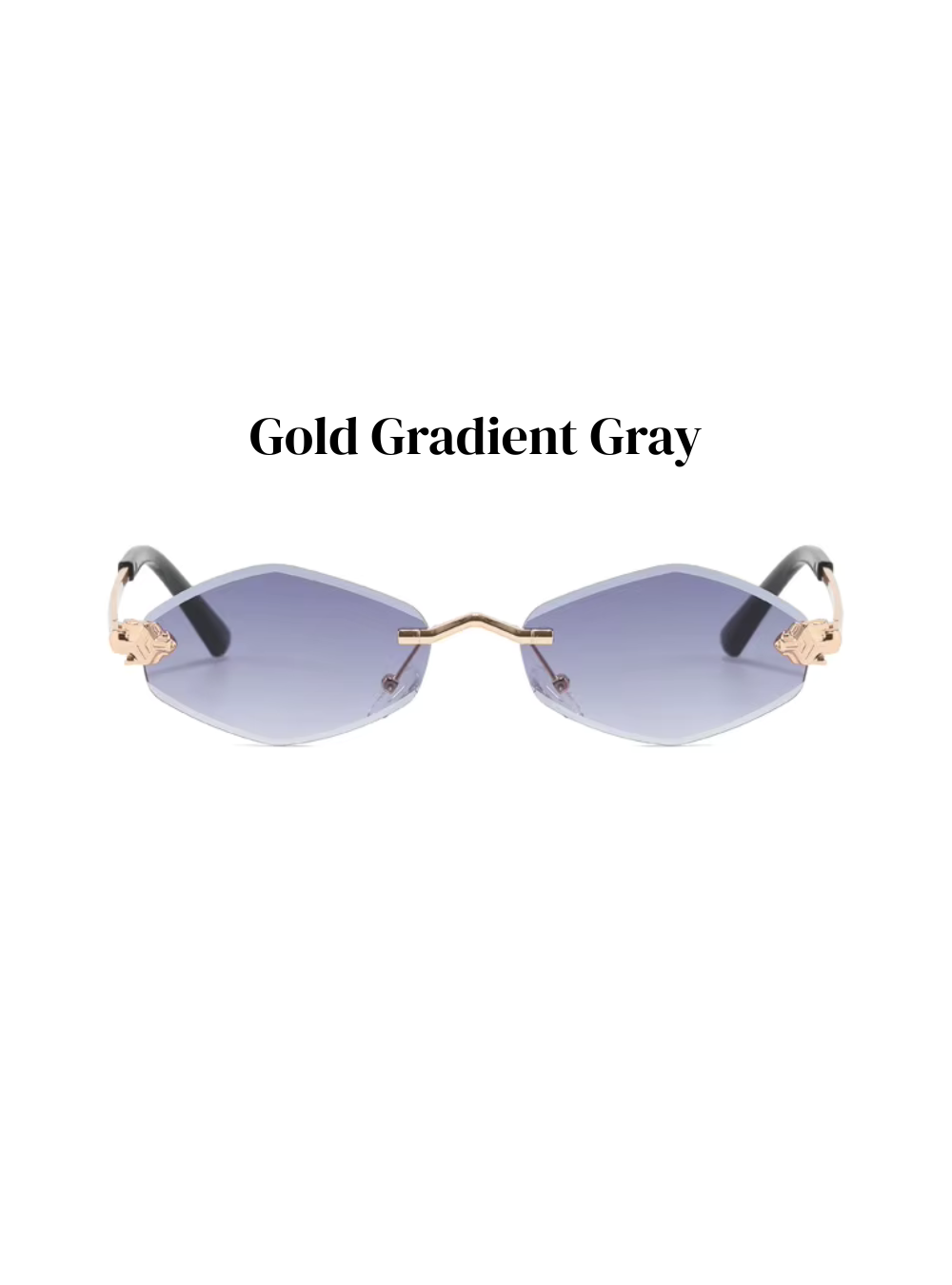 Polygonal Vintage Sonnenbrille