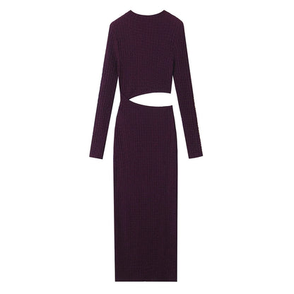 Cut-out Midi Dress