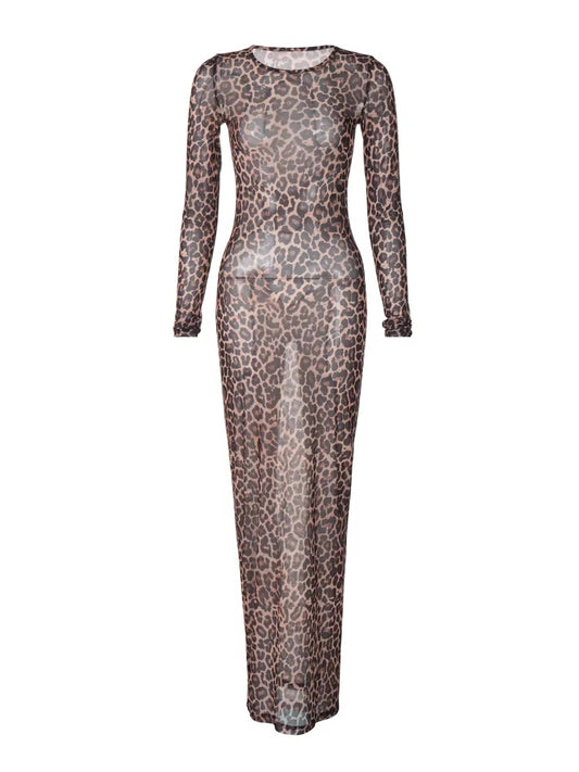 Wild Elegance Mesh Dress