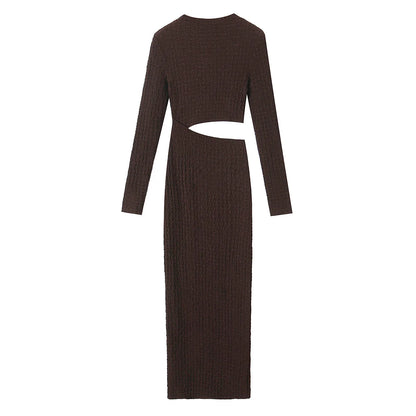 Cut-out Midi Dress