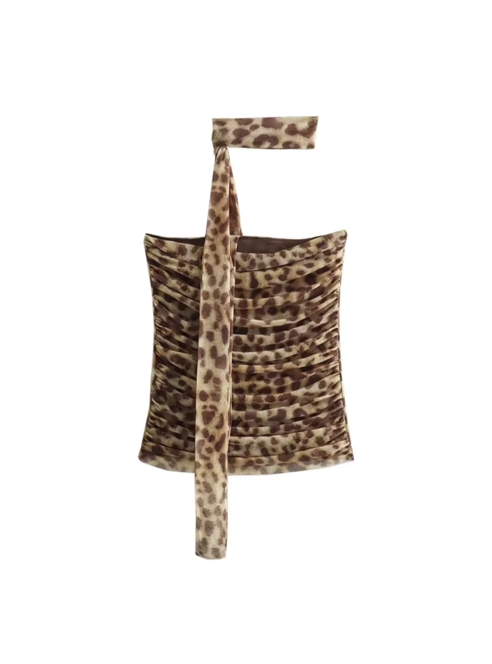 Zweiteiler mit Leopardenmuster Top